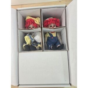 NIB Marie Osmond  Miracle Children ROSIE & RAGS Hand Numbered LE‎ + Wagon Bear